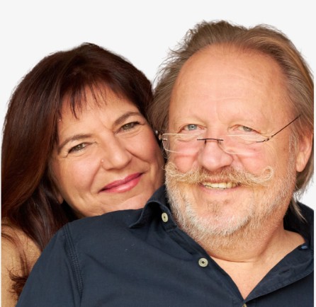Seminarleiter Andreas Lechner mit Traudl Burgmair